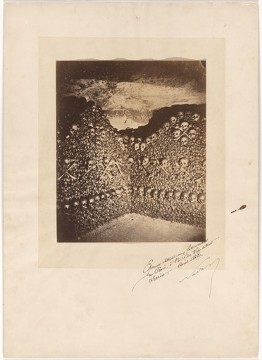 Nadar (Gaspard-Félix Tournachon). Test Obtained in the Catacombs of Paris Using the Serrin Regulator. April 1862