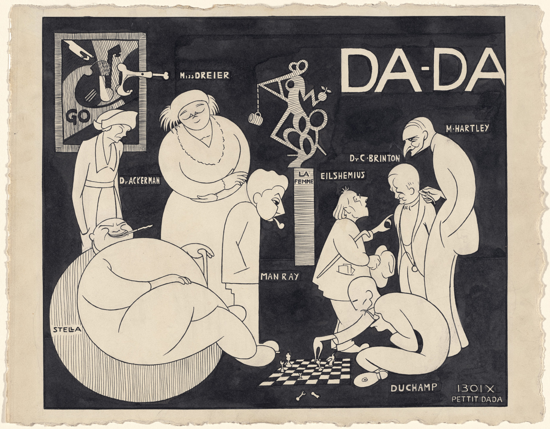 Richard Boix. Da-Da (New York Dada Group). 1921