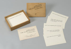 Ample Food for Stupid Thought