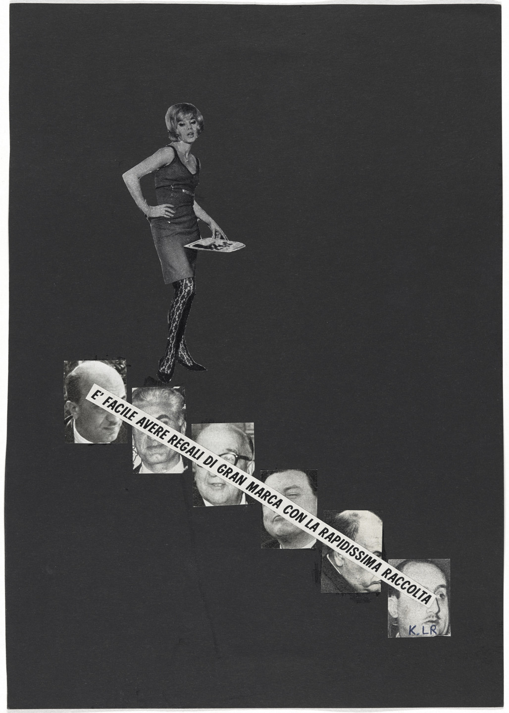 Ketty La Rocca. It Is Easy to Have Top Brand Gifts (È facile avere regali di gran marca). 1964–65