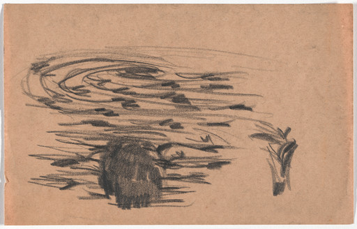 Hans Poelzig. Unidentified interior sketch. 1919-1923