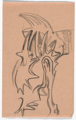 Hans Poelzig. Preliminary costume design for "A Midsummer Night's Dream" at the Heidelberg Festival. 1926