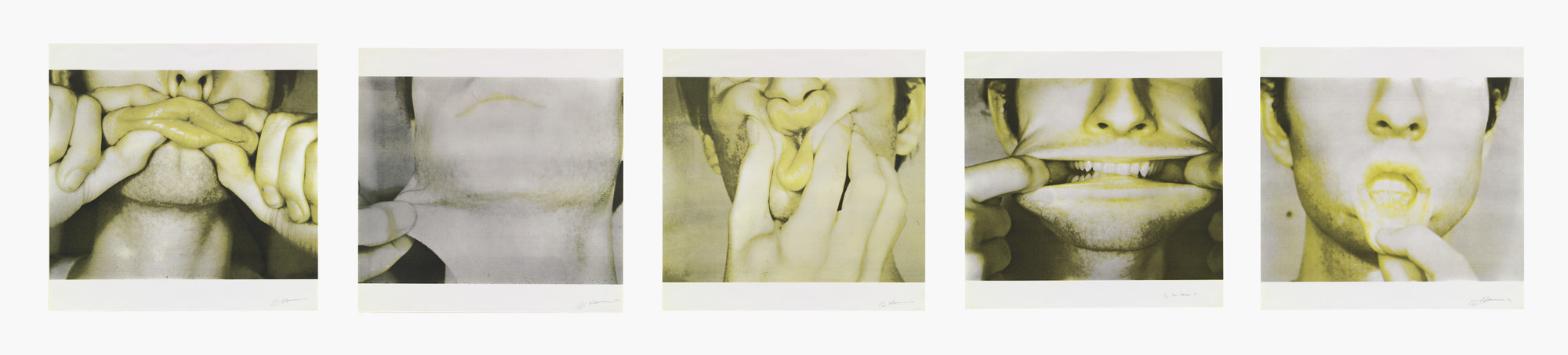 Bruce Nauman. Studies for Holograms. 1970
