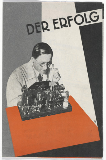 Tihamér Csemiczky. Der Erfolg (Success) (Brochure for Tungsram radios). 1929