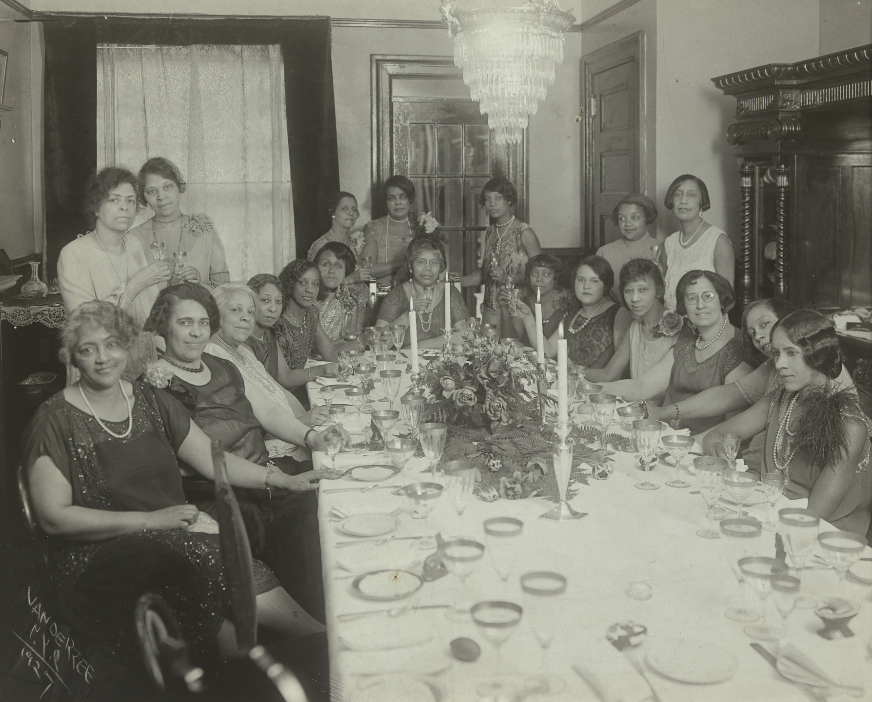 James Van Der Zee. Harlem Society Tea. 1927
