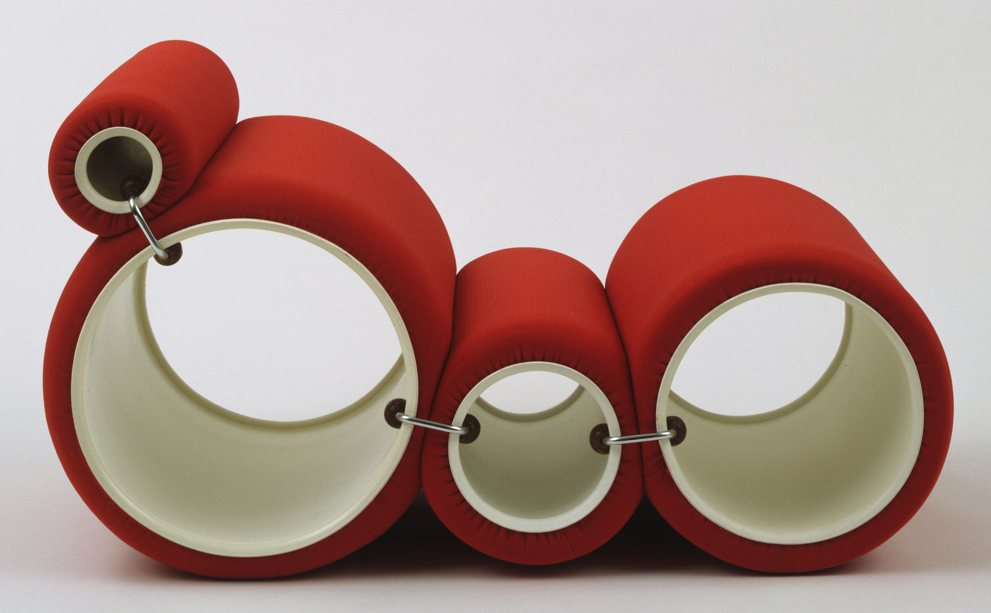 Joe Colombo. Tube Chair of Nesting and Combinable Elements. 1969–1970