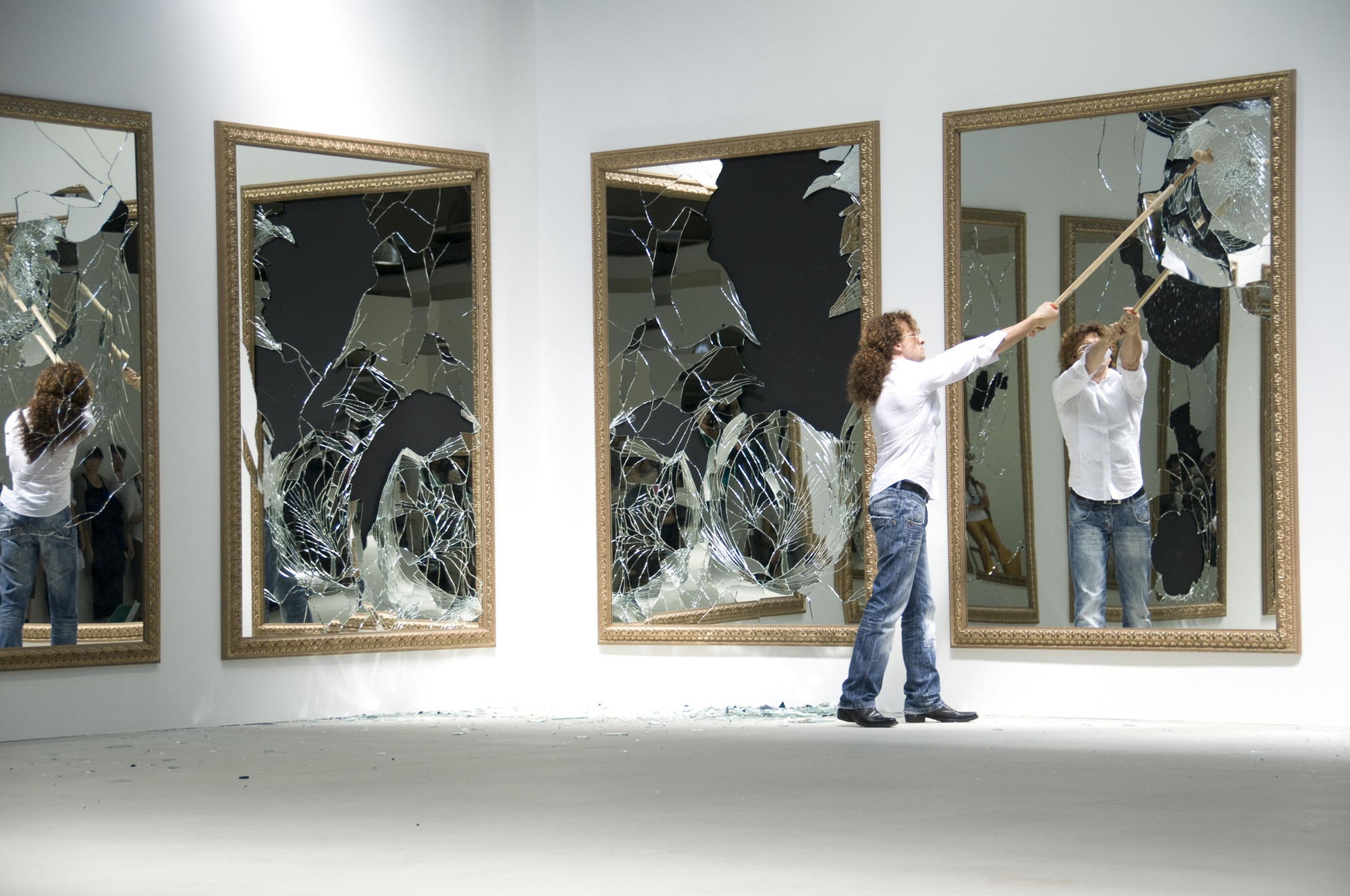 Michelangelo Pistoletto. Seventeen Less One. 2008