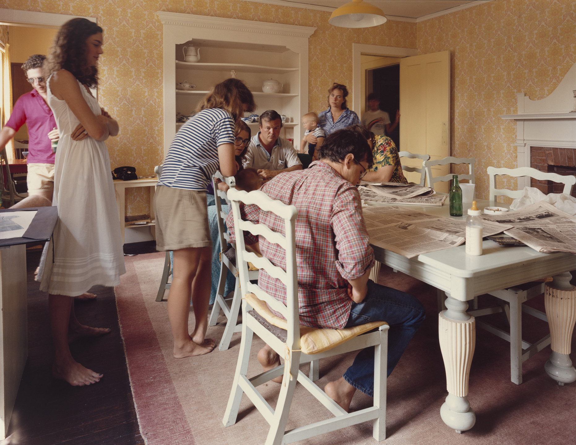 Tina Barney. Sunday New York Times. 1982