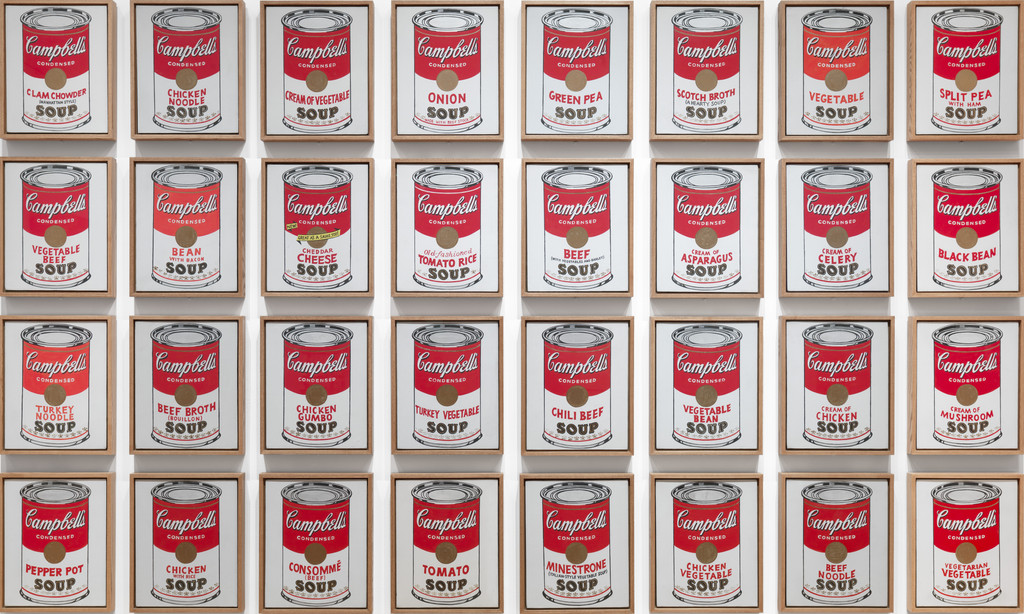 campbells soup cans warhol