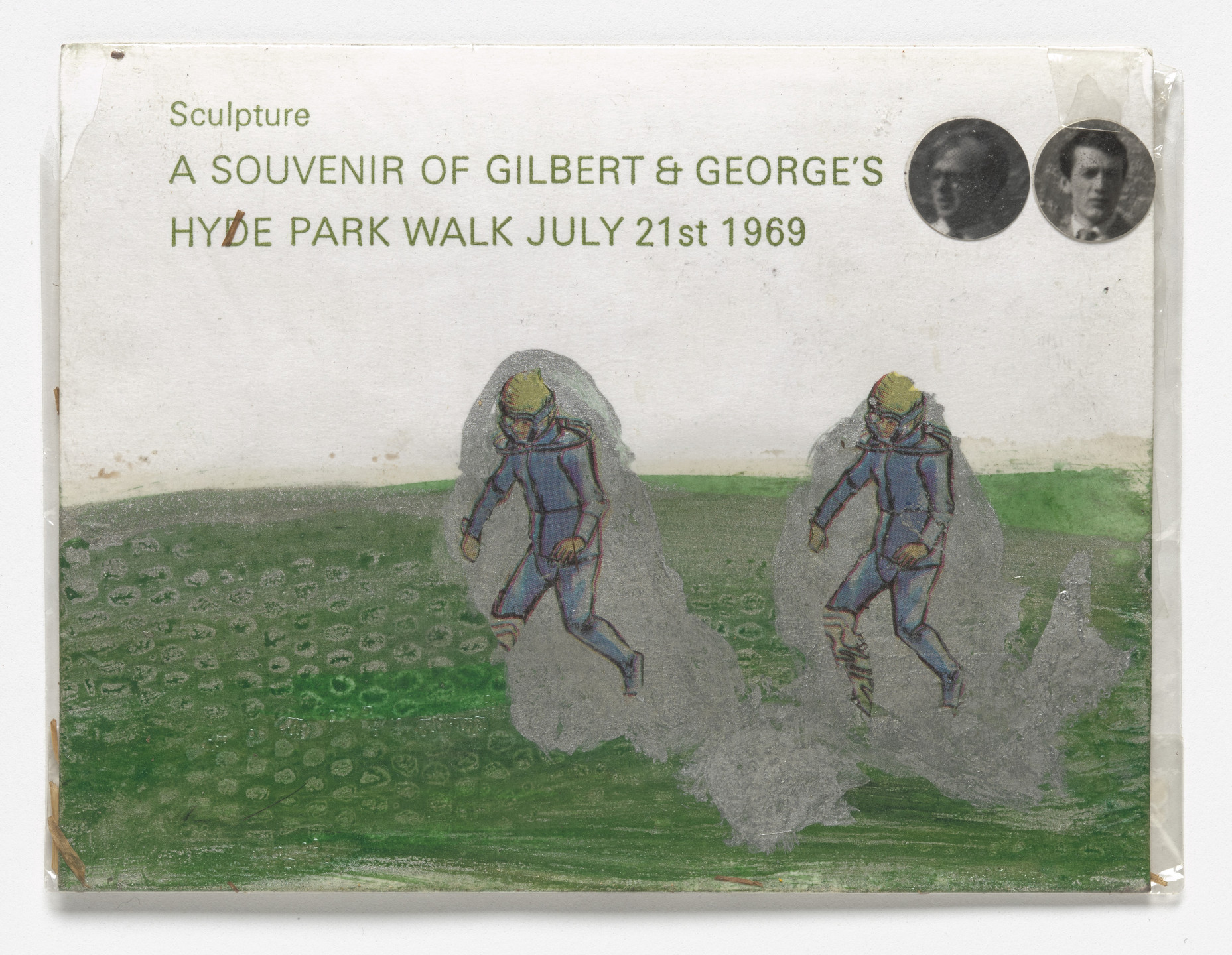 Gilbert &amp; George. Souvenir Hyde Park Walk. 1969