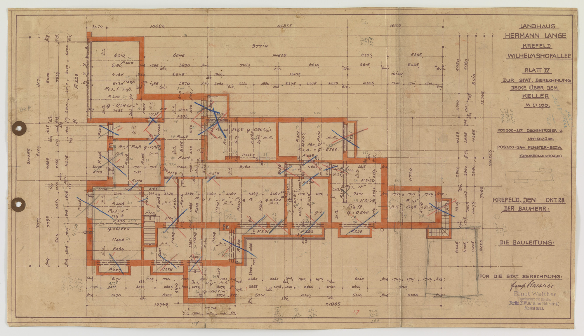 Ludwig Mies Van Der Rohe Hermann Lange House Krefeld