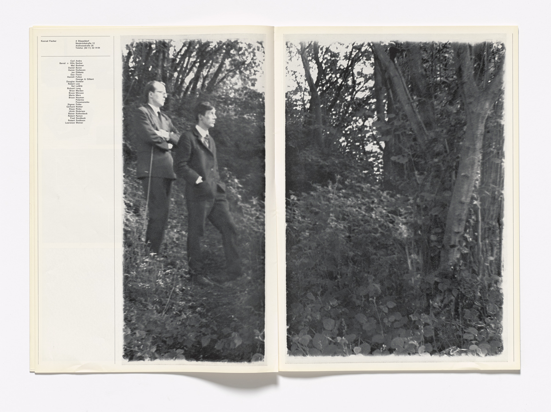 Gilbert &amp; George. With Us In Nature from Kölner Kunstmarkt 70. 1970