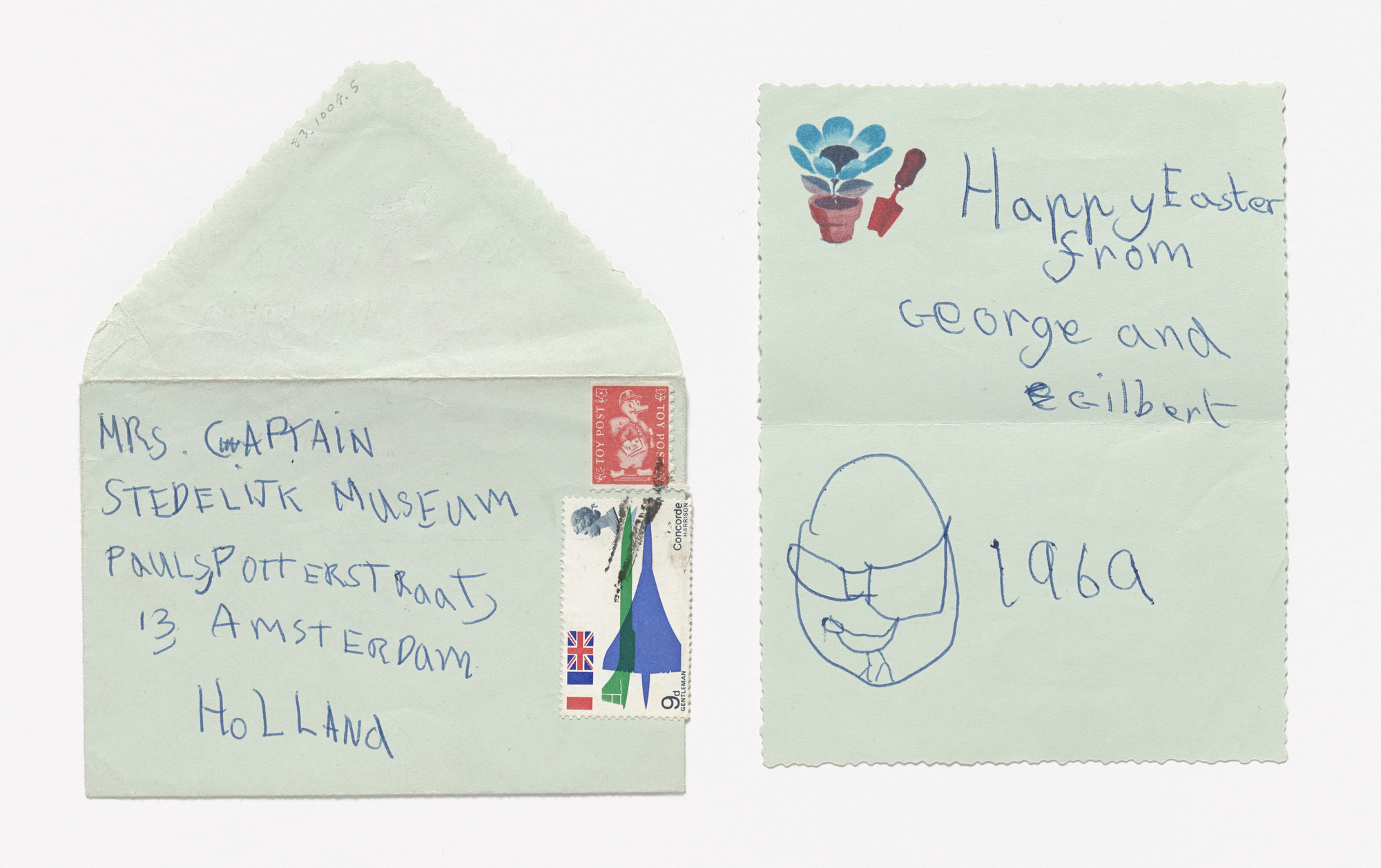 Gilbert &amp; George. The Easter Cards. 1969
