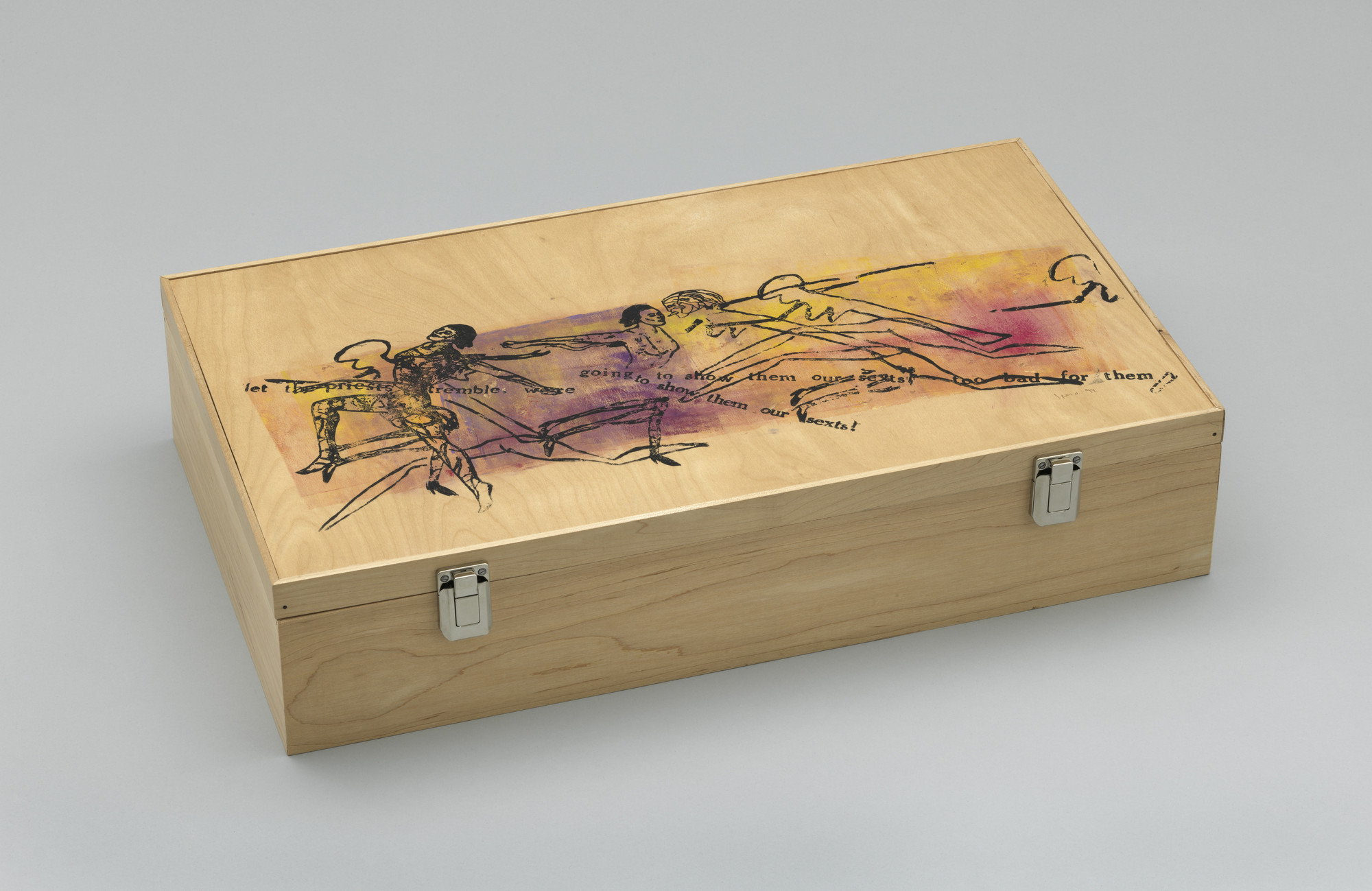 Nancy Spero. To the Revolution from ACT UP Art Box. 1994