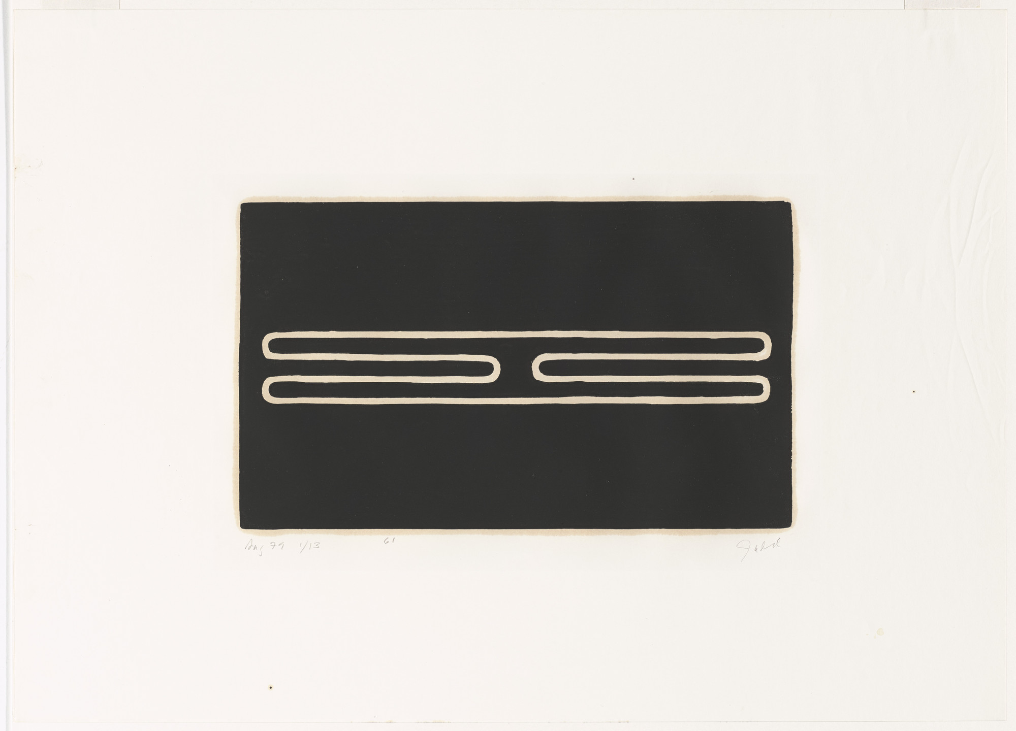 Donald Judd. Untitled. 1961, printed 1979