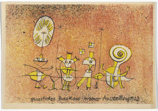Paul Klee. Bauhaus Ausstellung Weimar 1923. 1923