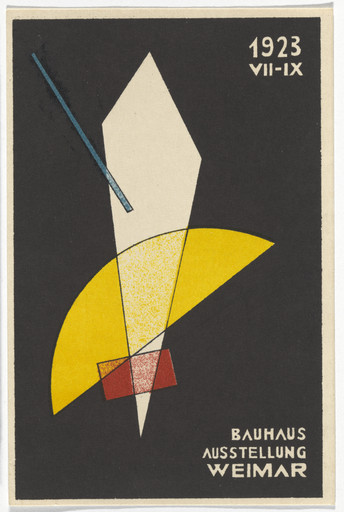 László Moholy-Nagy. Bauhaus Ausstellung Weimar 1923. 1923