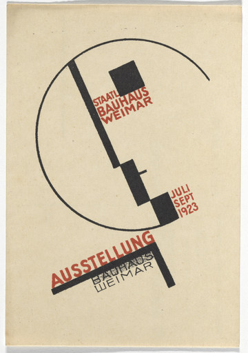 Dörte Helm. Bauhaus Ausstellung Weimar Juli - Sept 1923. 1923