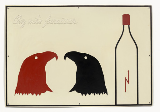 Marcel Broodthaers. At your supplier (Vinegar of Eagles) (Chez votre fournisseur [Le Vinaigre des Aigles]). 1968