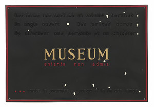 Museum. Children not admitted (Museum. Enfants non admis)