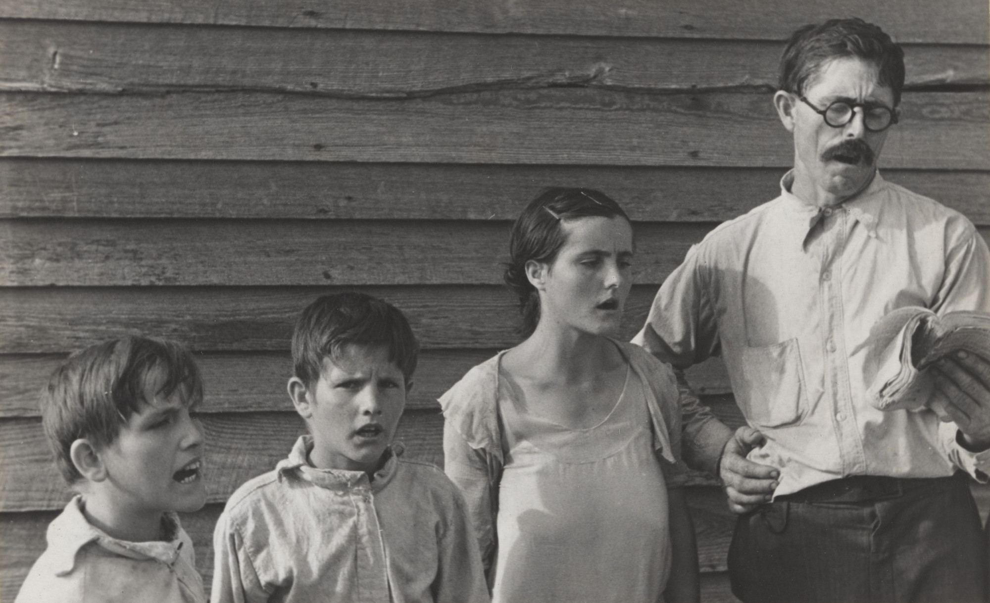 Walker Evans. Alabama Tenant Farmer Family Singing Hymns. 1936