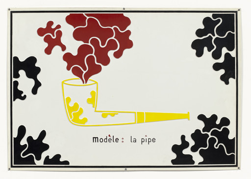 Marcel Broodthaers. Model: The Pipe (Modèle: La Pipe). 1969