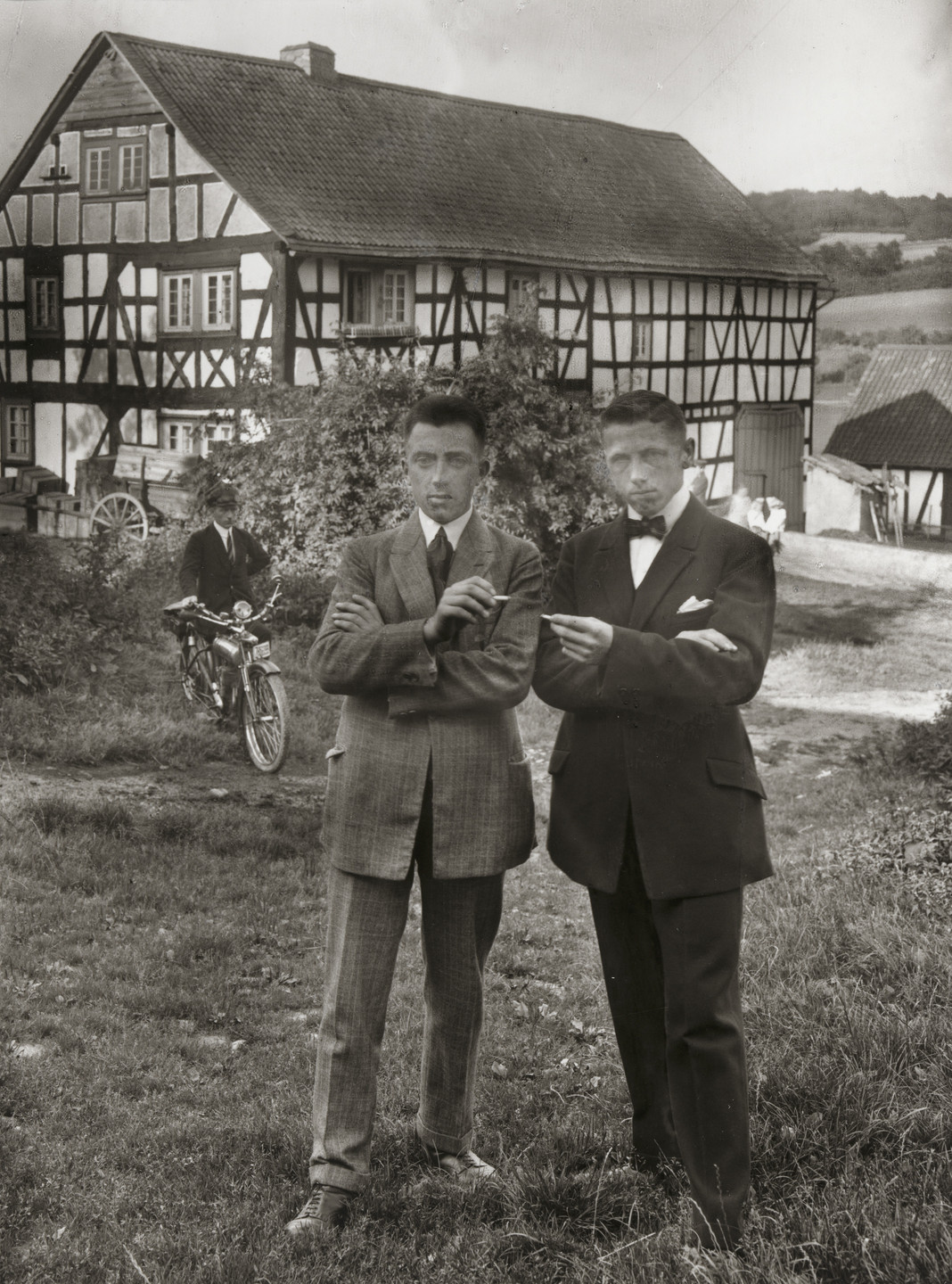 August Sander. Young Farmers on Sunday. c. 1926