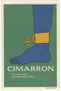 Cimarron (Poster for the documentary film directed by Sergio Giral)