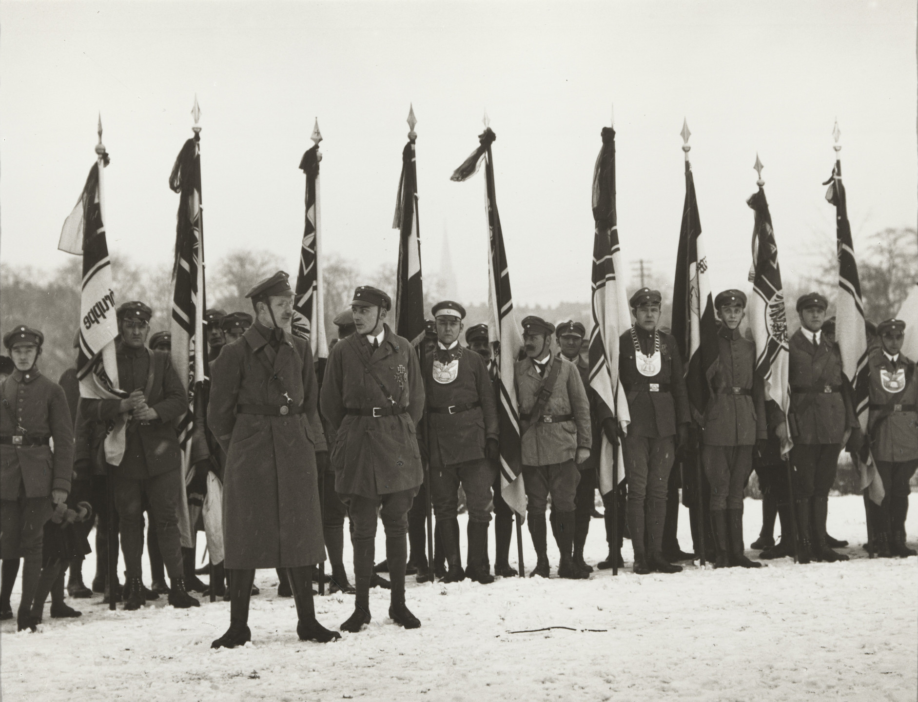 August Sander. Stahlhelm Gathering. 1927