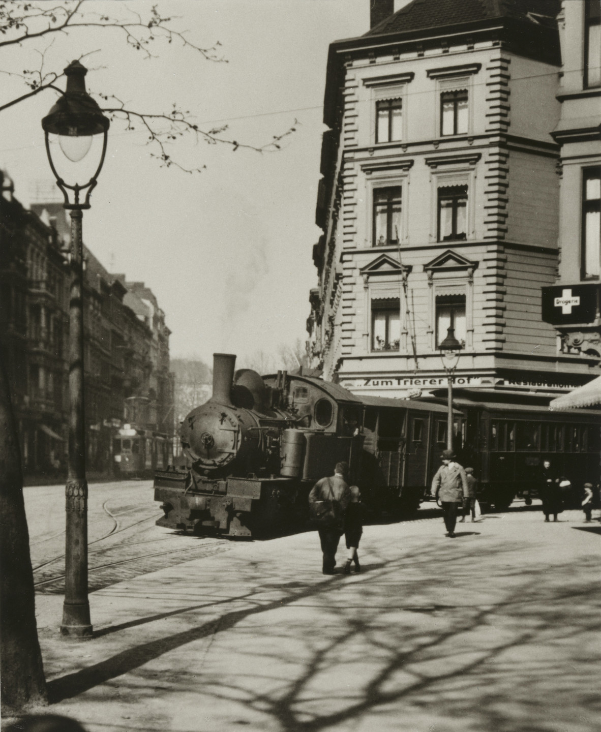 August Sander. The “Feurige Elias” Locomotive. c. 1926