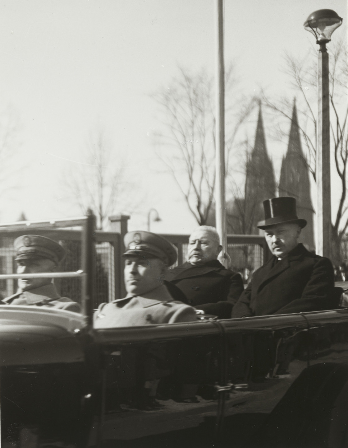 August Sander. President von Hindenburg and Mayor Konrad Adenauer. 1926