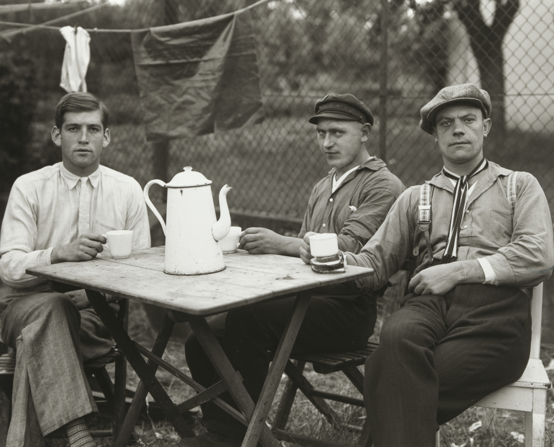 August Sander. Fairground Workers. 1926-32
