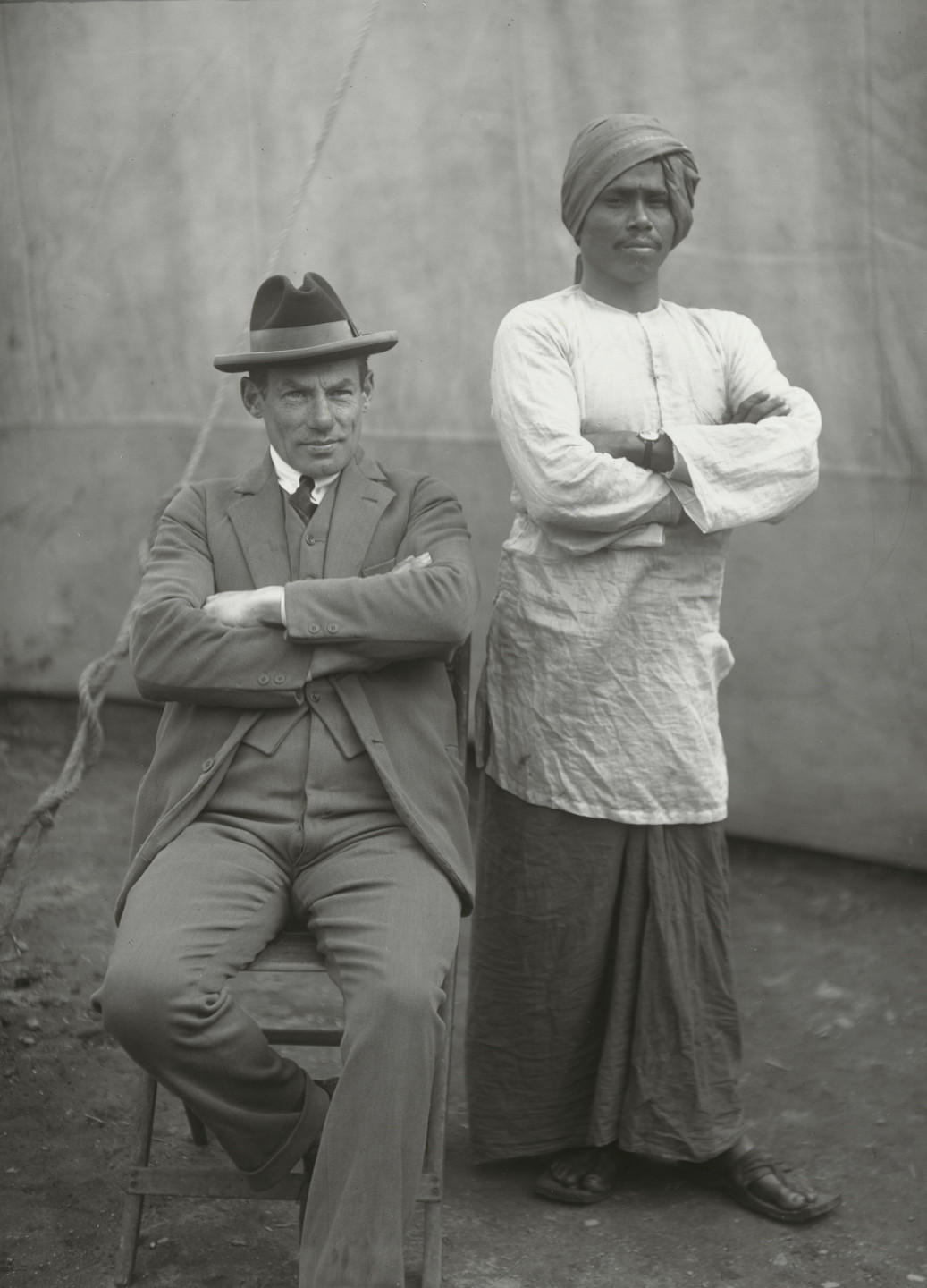 August Sander. Indian with Manager. 1930