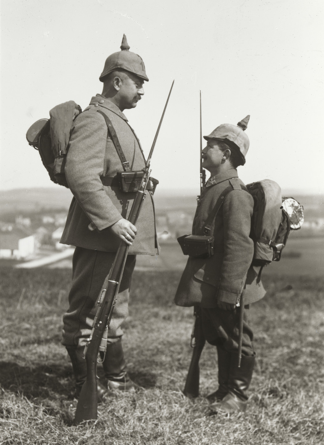 August Sander. Military Height Differences. 1915