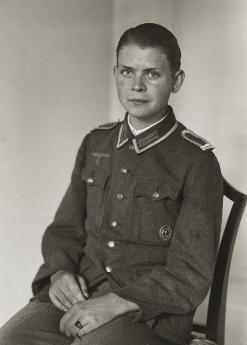 August Sander. Officer Cadet. c. 1944
