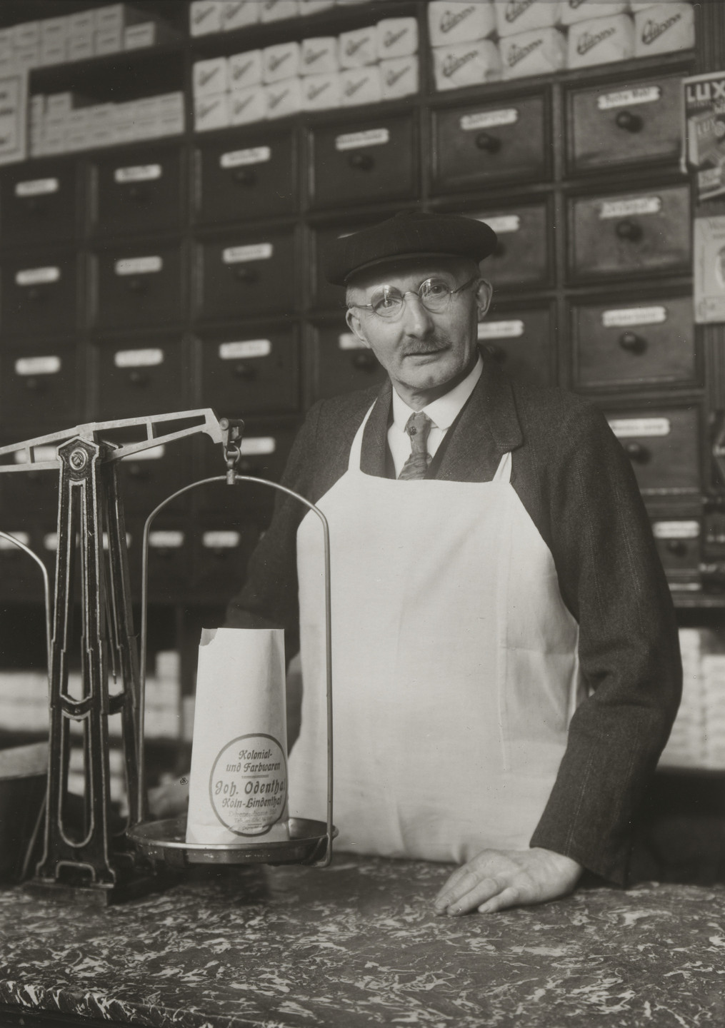 August Sander. Grocer and Hardware Dealer. c. 1929
