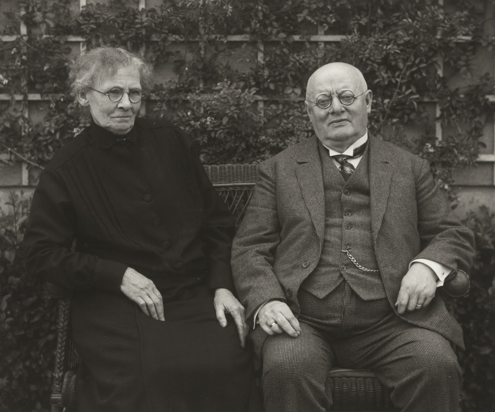 August Sander. Middle-Class Couple, Monschau. 1926