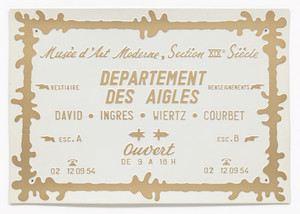Department of Eagles (David–Ingres–Wiertz–Courbet) (Département des Aigles [David–Ingres–Wiertz–Courbet])