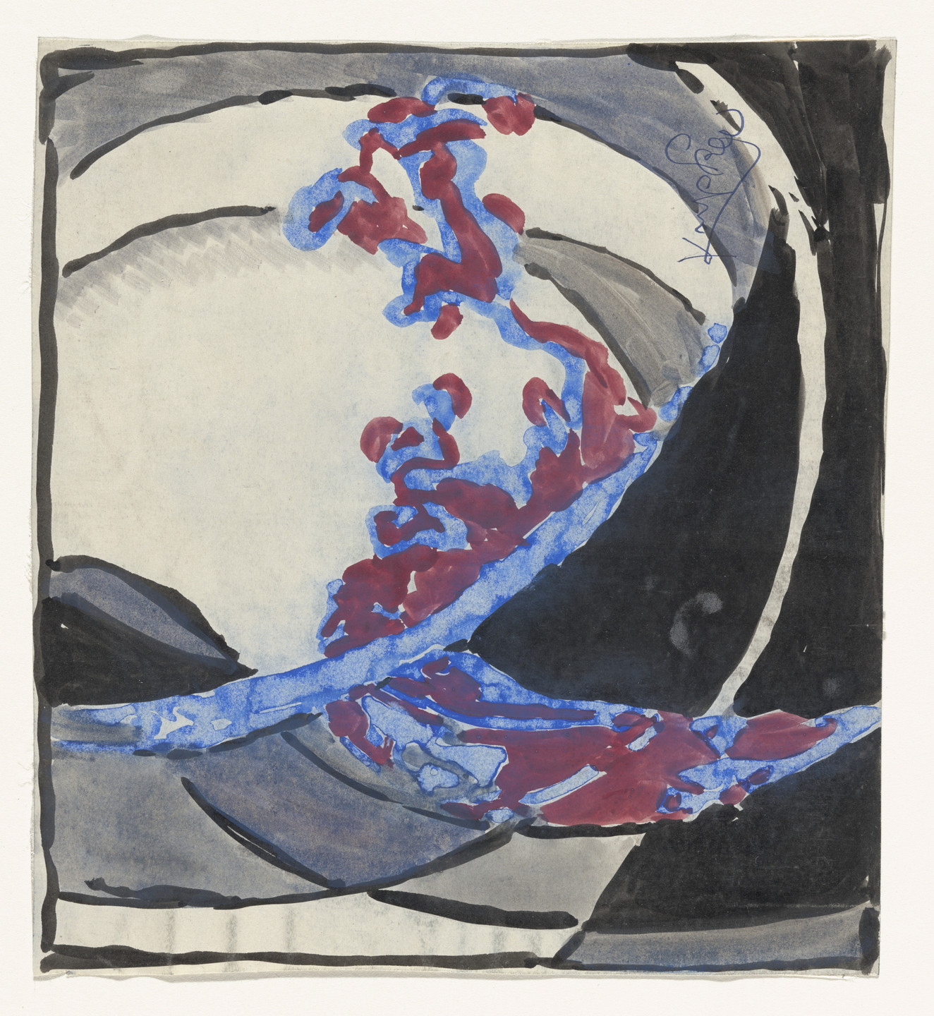 František Kupka. Amorpha: Fugue in Two Colors. 1912