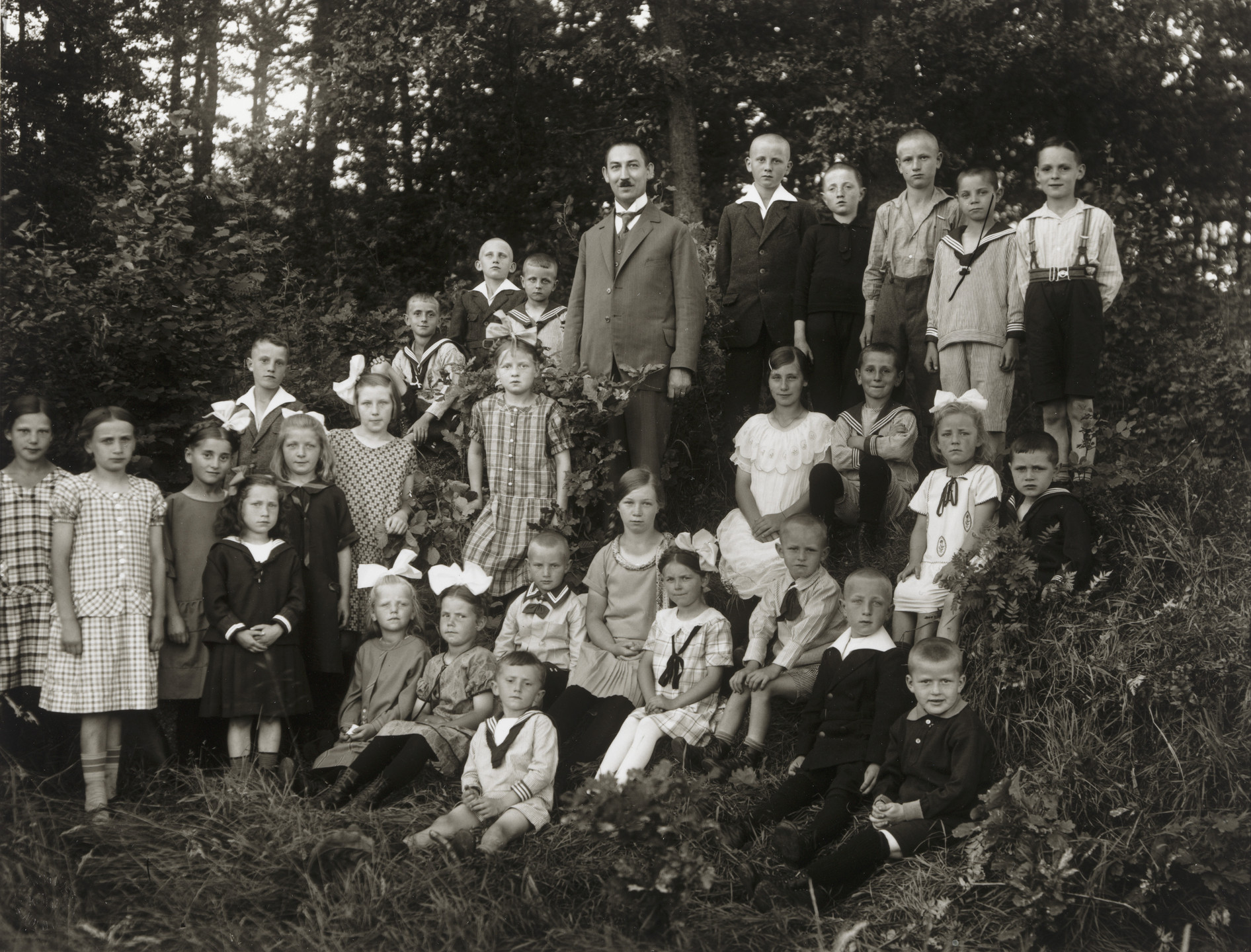 August Sander. Village School Class. c. 1929