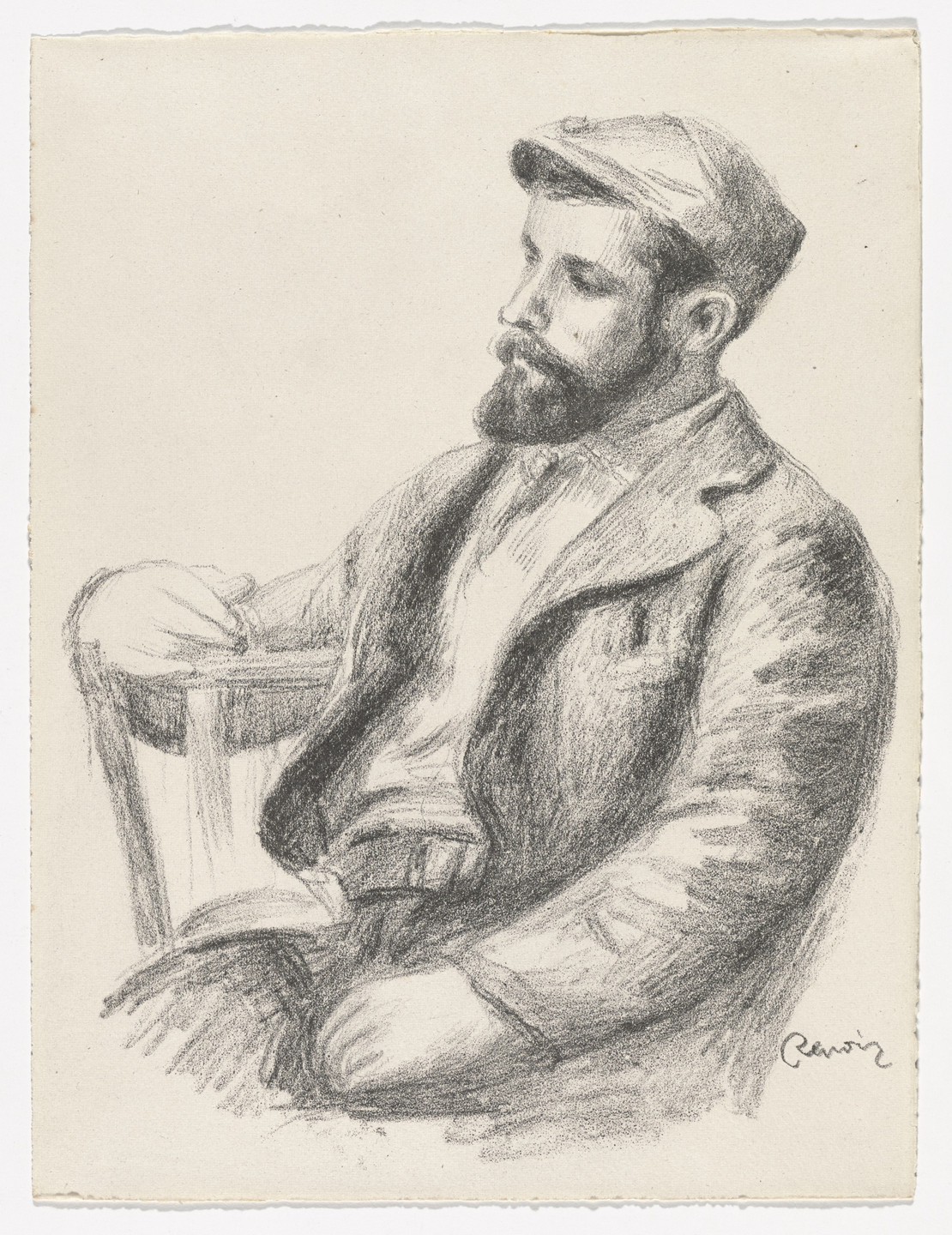 Pierre-Auguste Renoir. Louis Valtat from Twelve Original Lithographs by Pierre-Auguste Renoir (Douze lithographies originales de Pierre-Auguste Renoir). c. 1904, published 1919