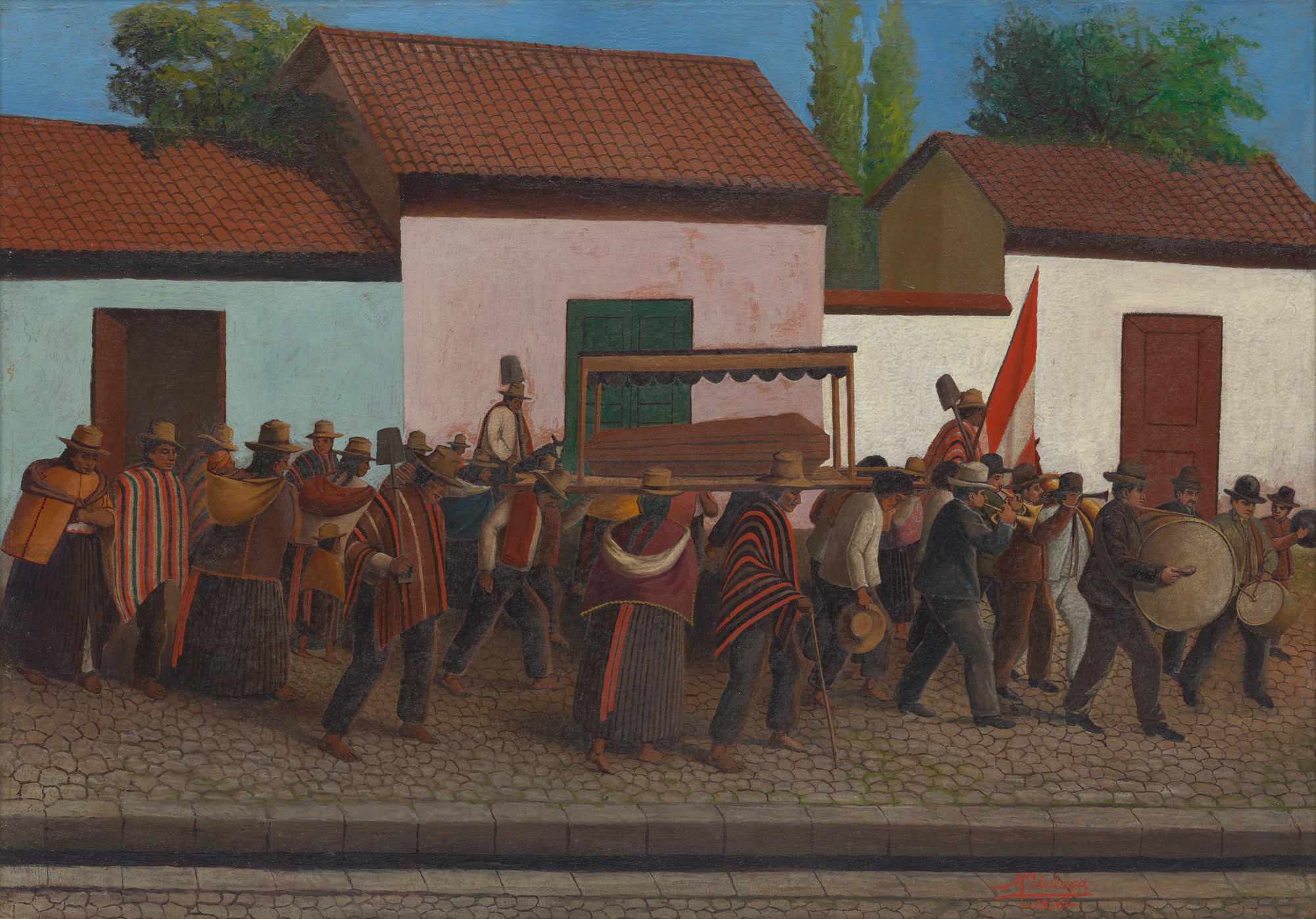 Mario Urteaga. Burial of a Veteran. 1936