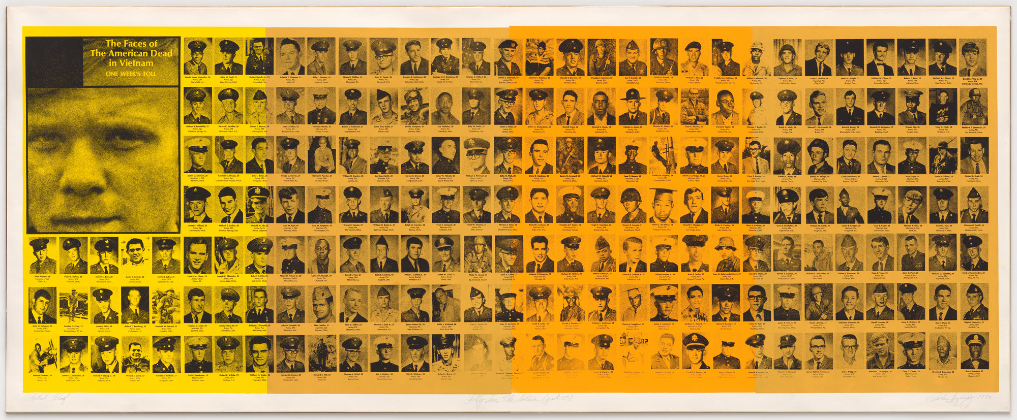 Carlos Irizarry. My Son, the Soldier (Parts I-II). 1970