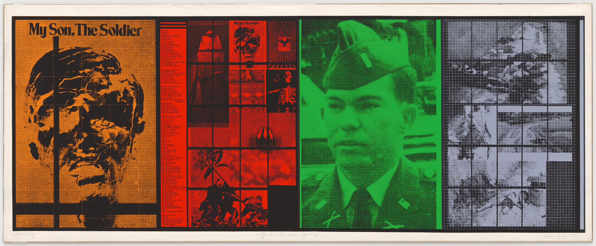 Carlos Irizarry. My Son, the Soldier (Parts I-II). 1970