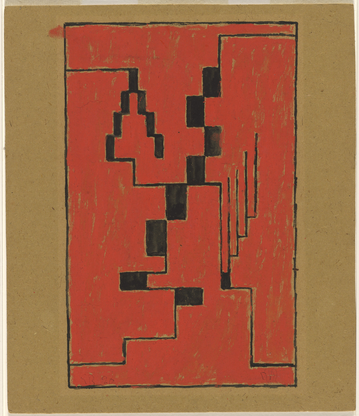 Erich Buchholz. Composition. 1920