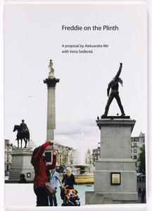 Freddie on the Plinth