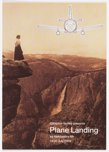 Promotional material for Plane Landing, Compton Verney, Warwickshire, UK, July 19–20, 2003