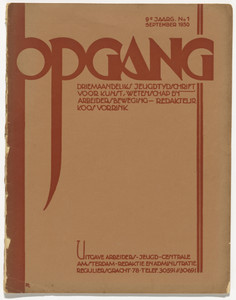 Opgang vol. 9, no. 1