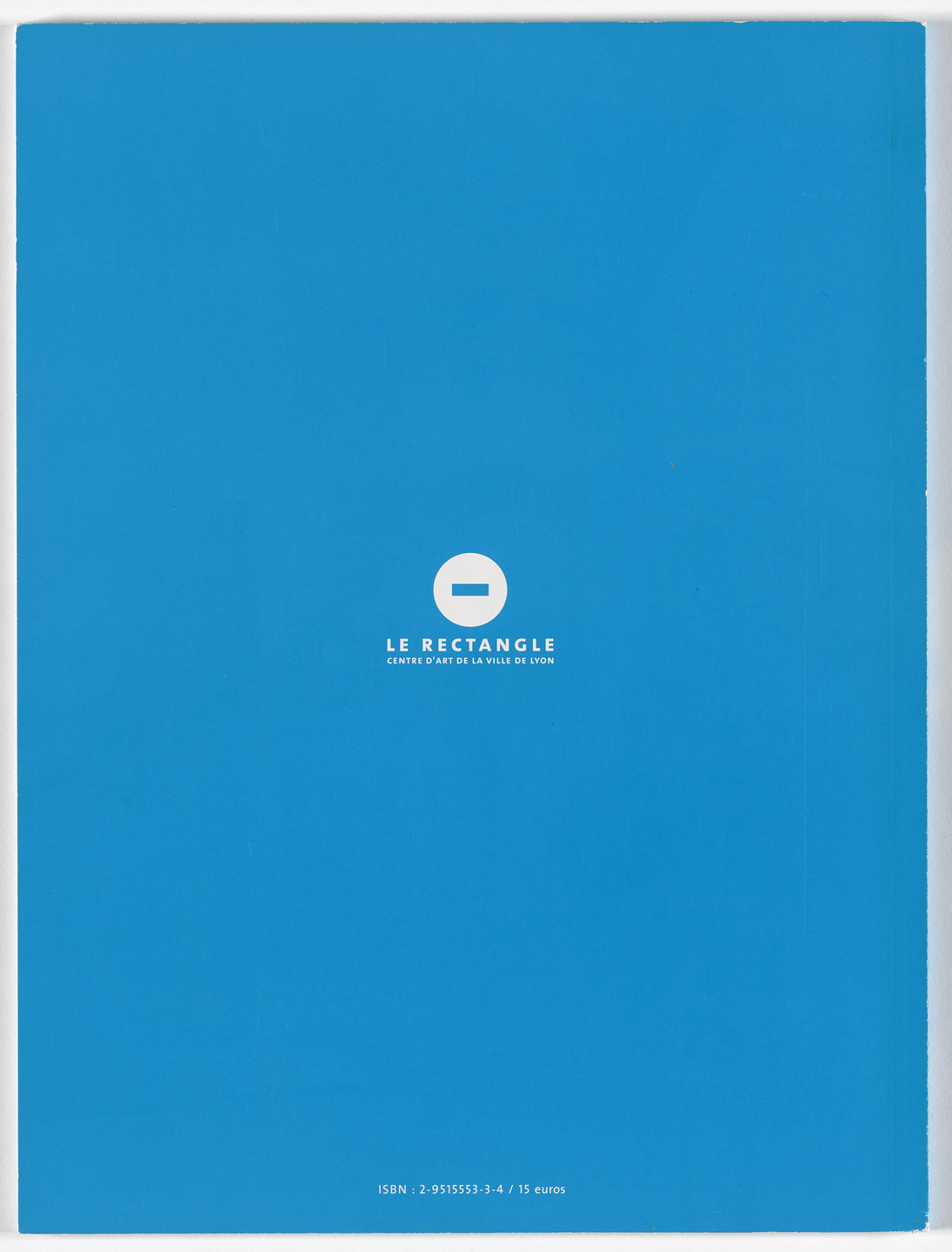 Aleksandra Mir. Exhibition catalogue for Actualités, Le Rectangle Centre d&#39;Art de la Ville de Lyon, Lyon, November 8, 2002–January 5, 2003. 2002–03