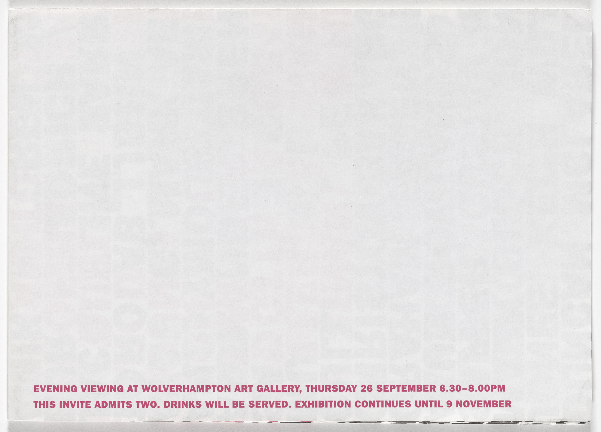 Aleksandra Mir. Poster for STRIKE, Wolverhampton Art Gallery, Wolverhampton, July 9–August 20, 2004. 2002